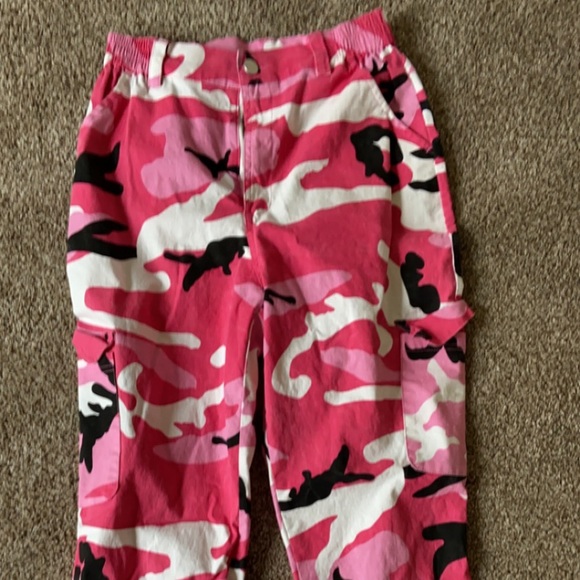 Pink cameo pants - Picture 1 of 2